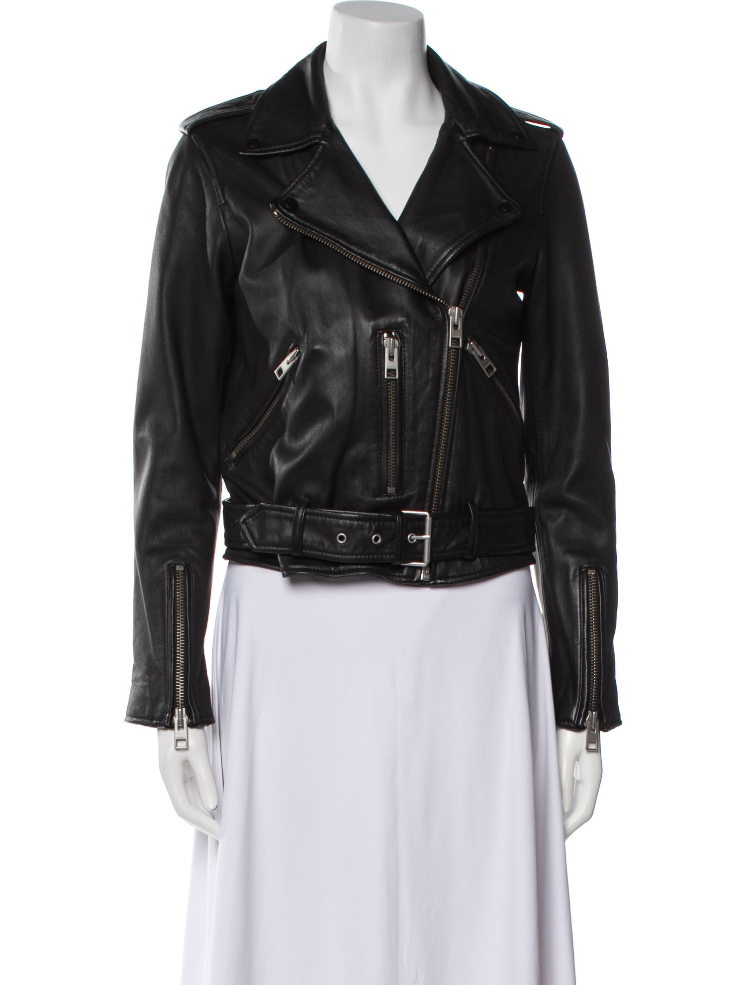 AllSaints Leather Biker Jacket