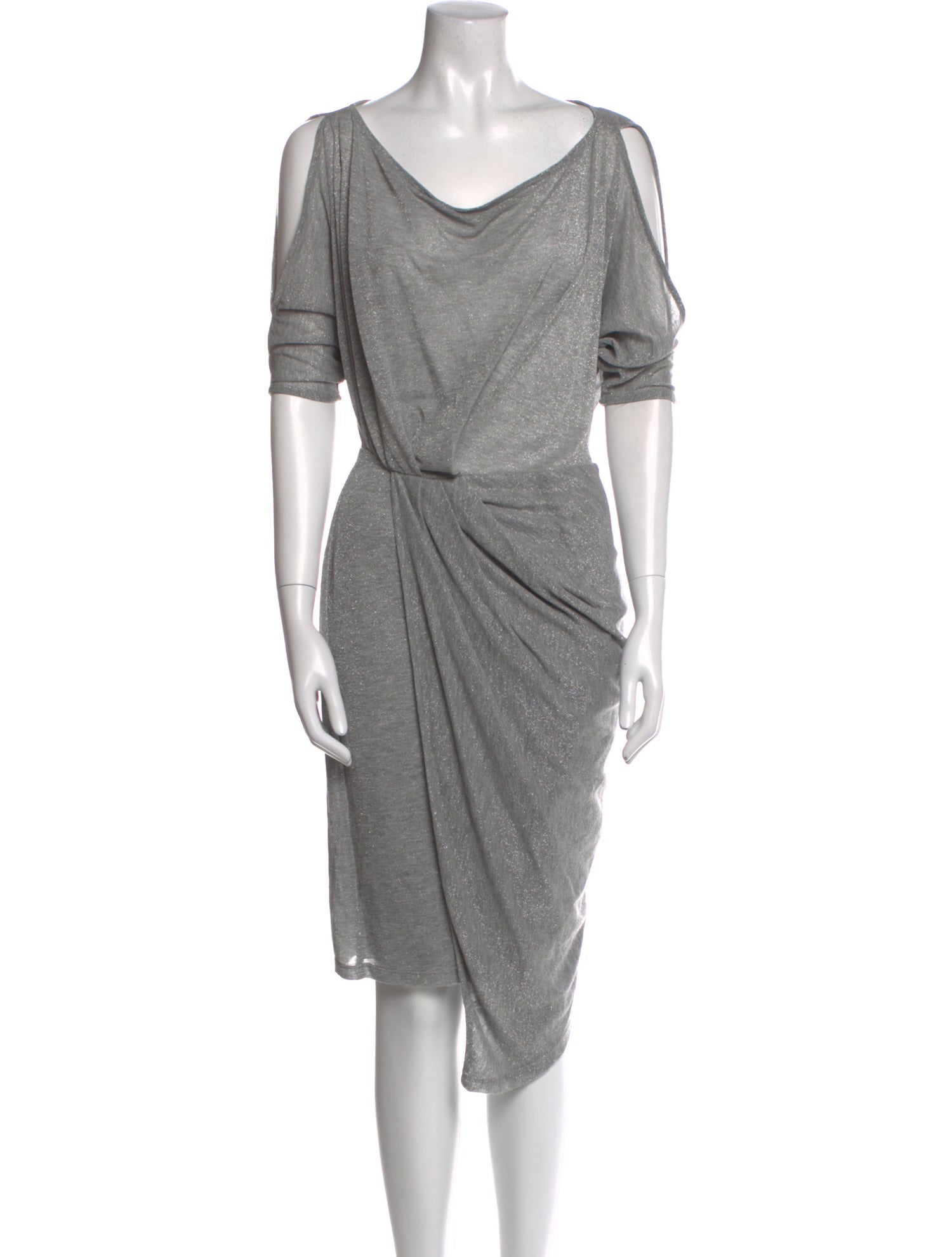 AllSaints Cowl Neck Mini Dress