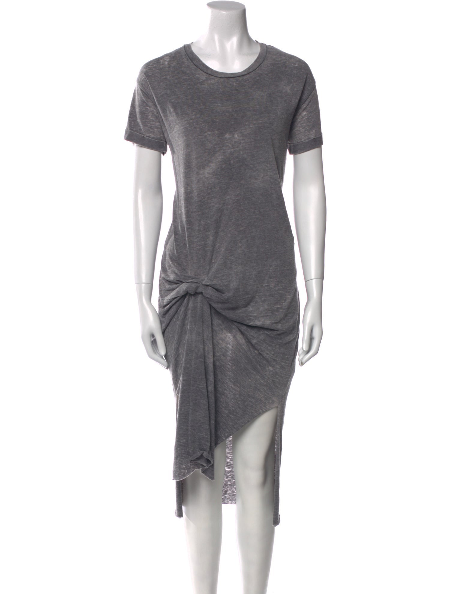 AllSaints Crew Neck Midi Length Dress