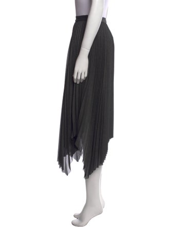 AllSaints Pleated Accents Midi Length Skirt