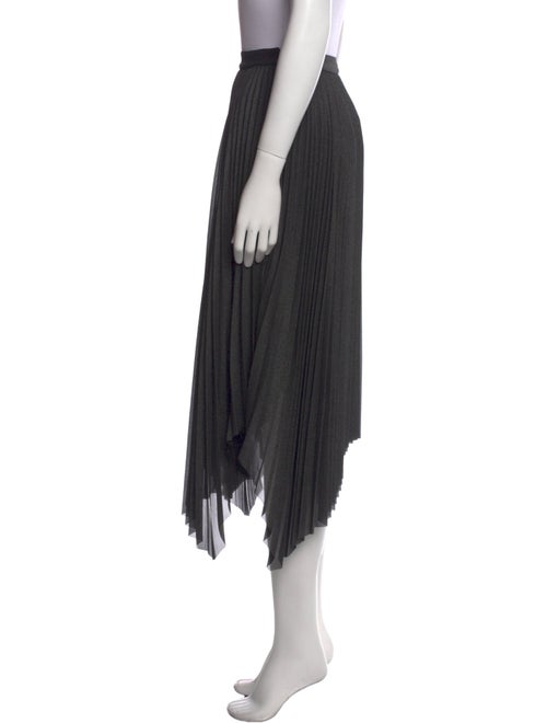 AllSaints Pleated Accents Midi Length Skirt