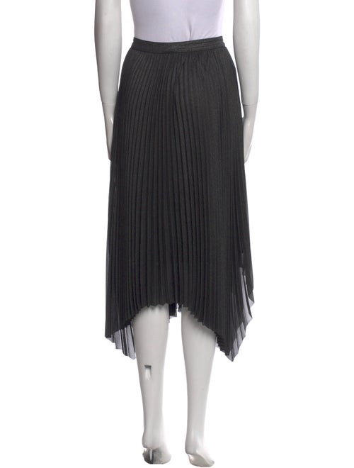 AllSaints Pleated Accents Midi Length Skirt