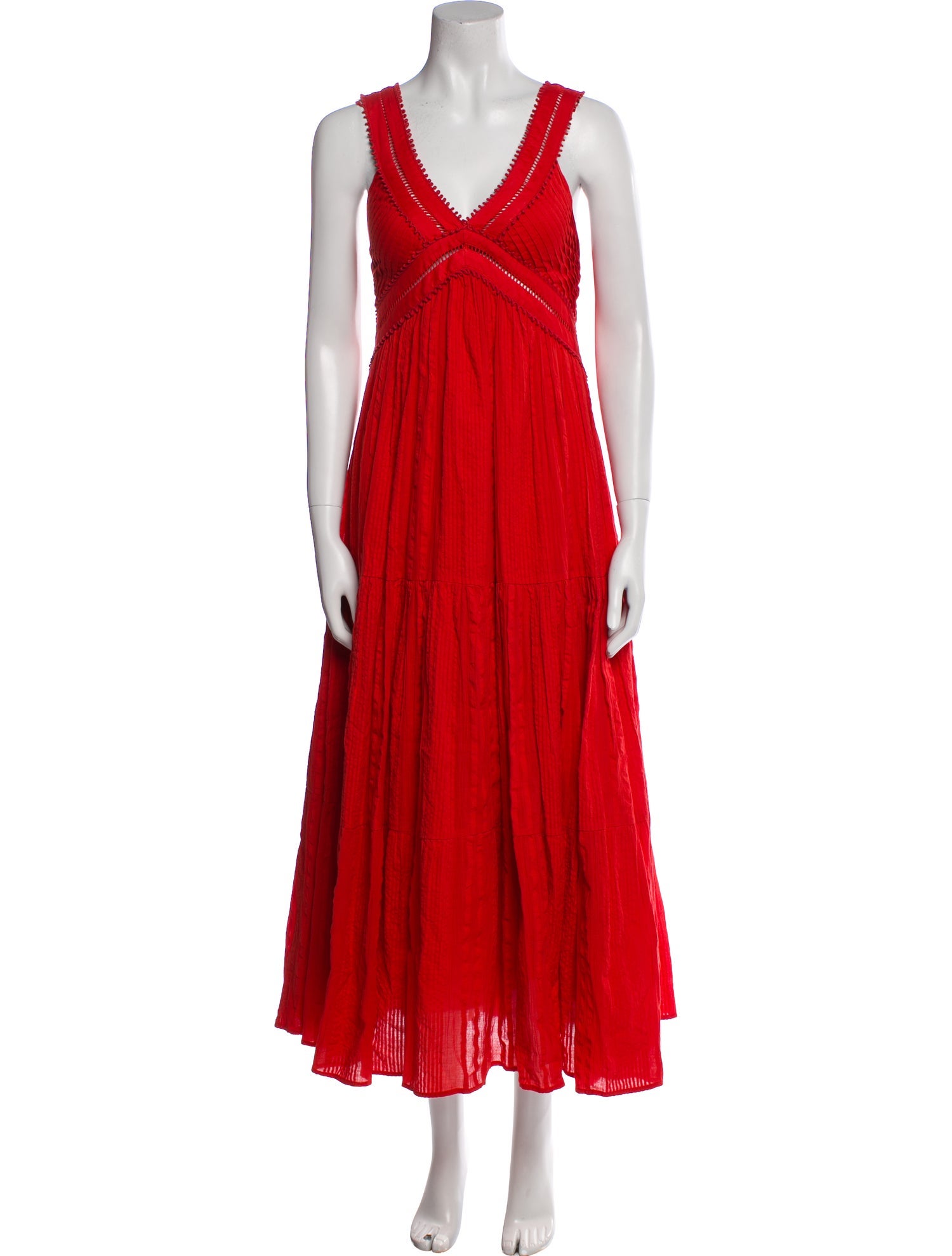 AllSaints V-Neck Long Dress