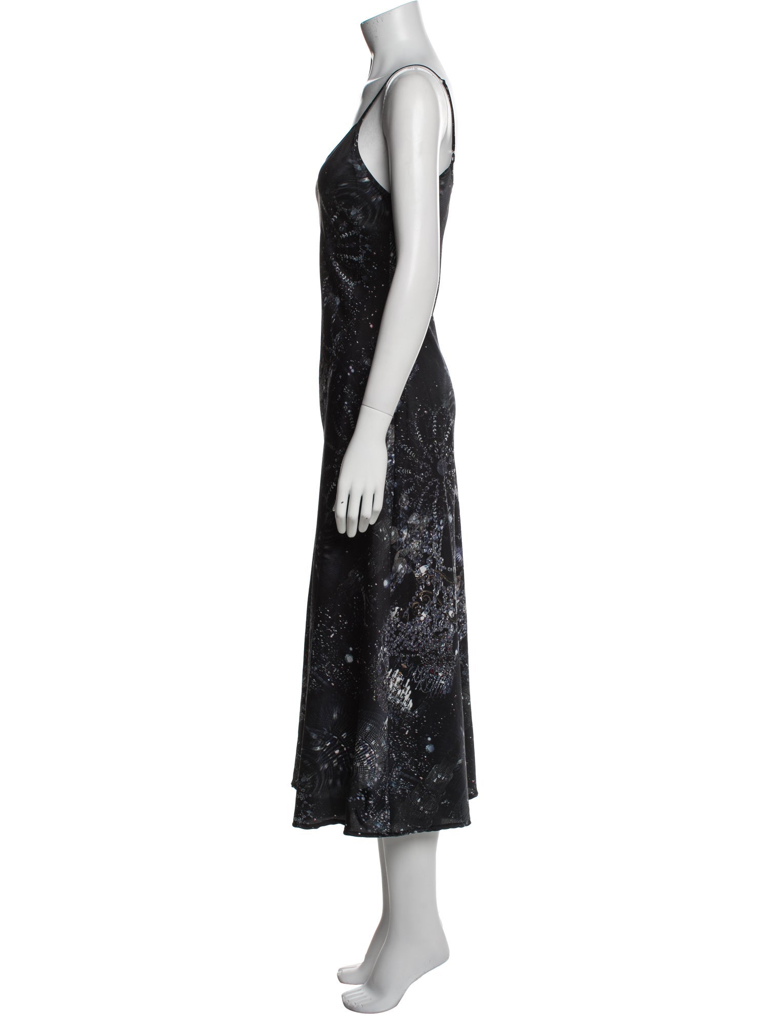 AllSaints Printed Long Dress