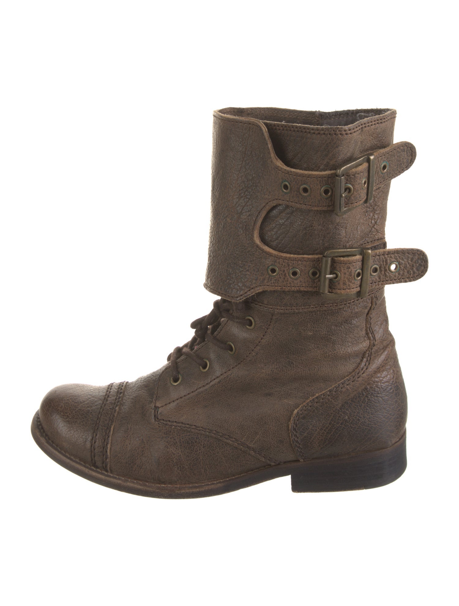 AllSaints Leather Moto Boots