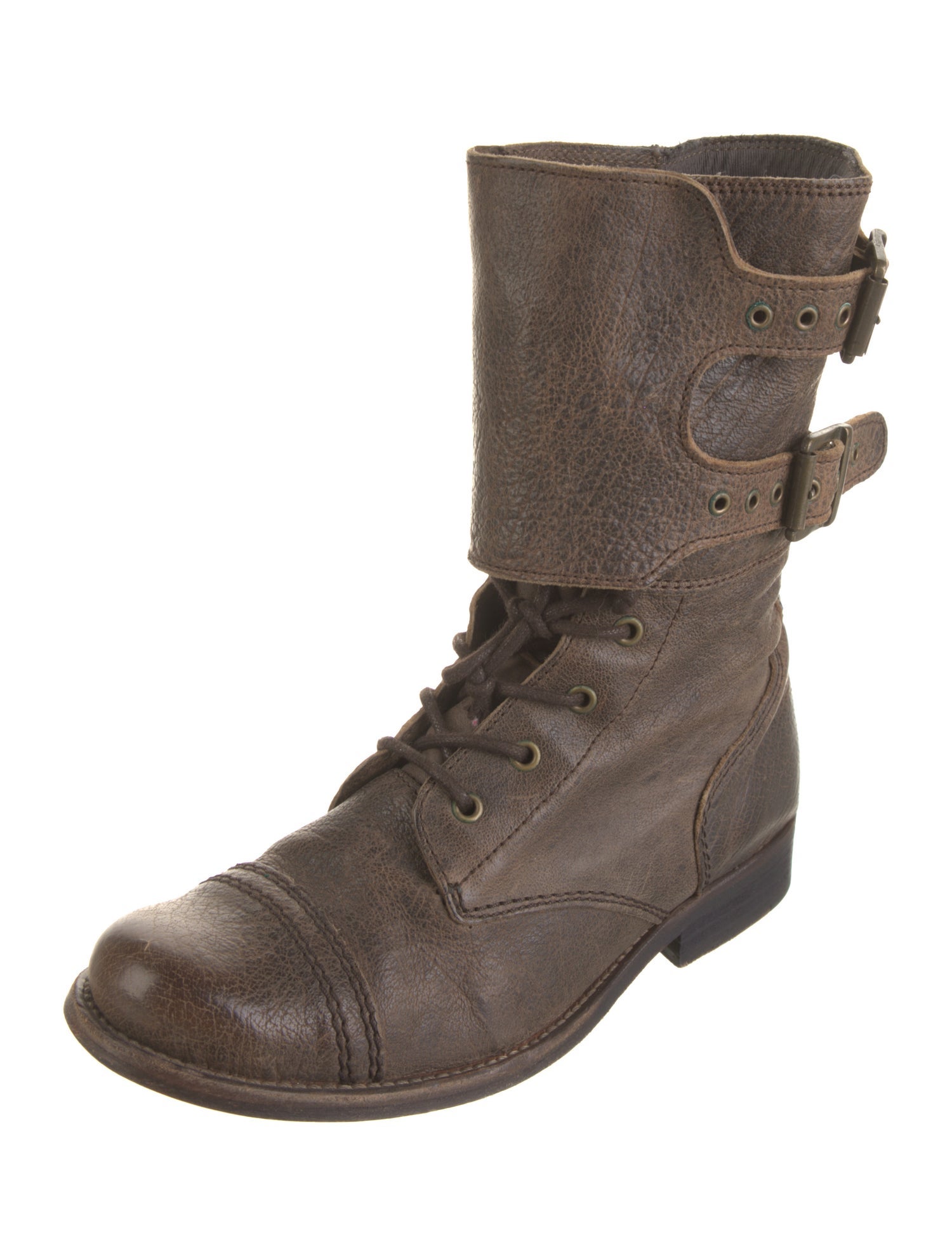 AllSaints Leather Moto Boots