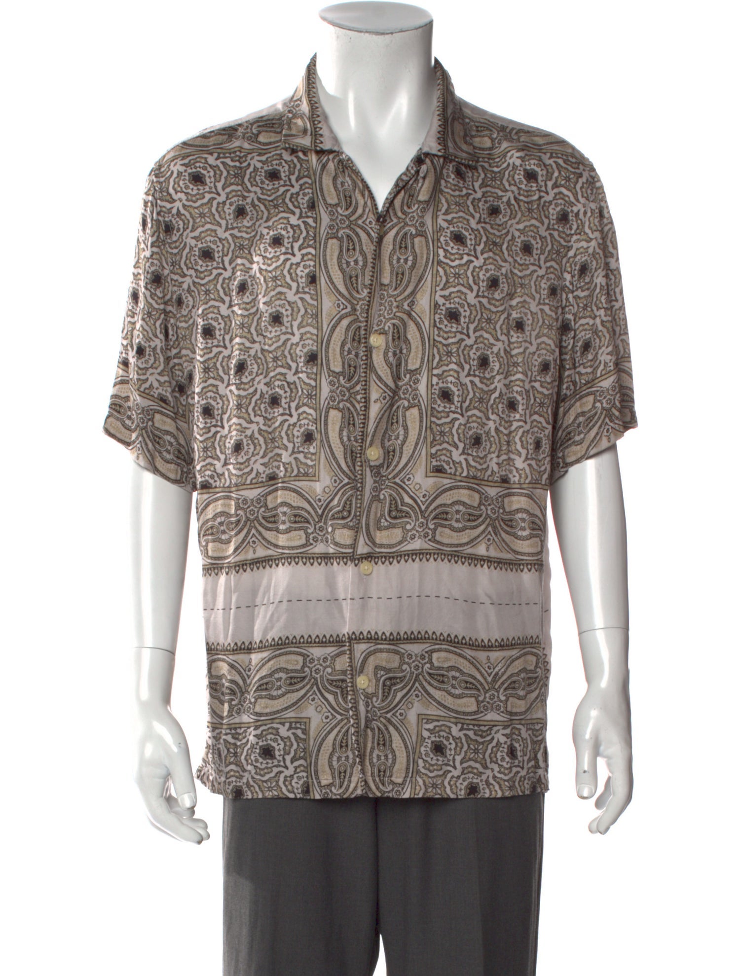 AllSaints Printed Short Sleeve Shirt