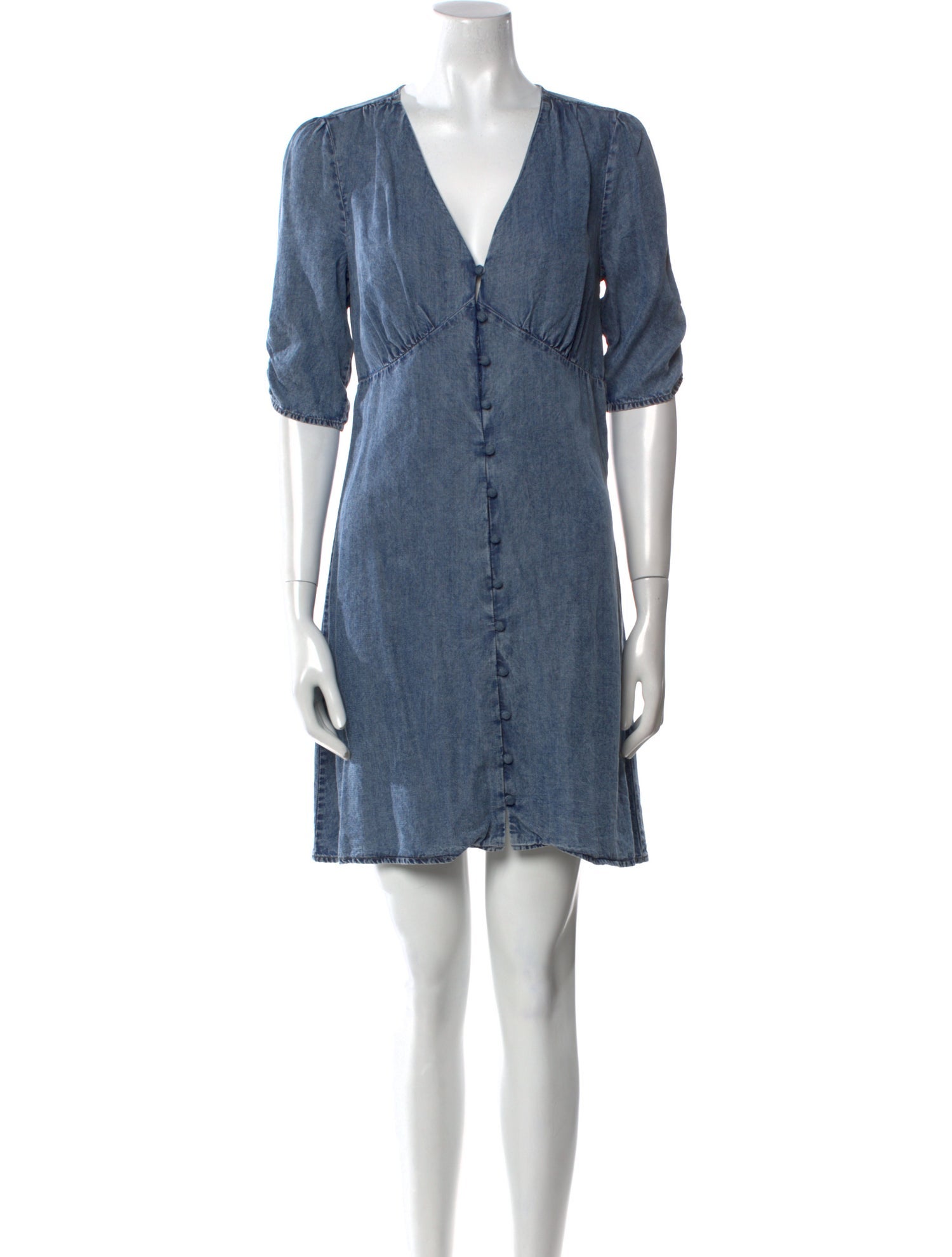 AllSaints V-Neck Mini Dress