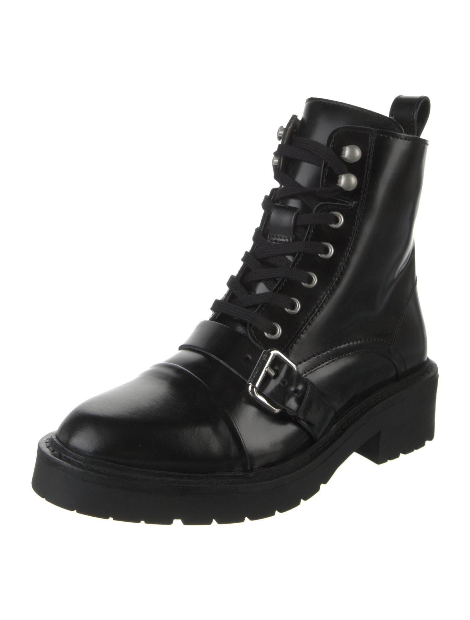AllSaints Leather Combat Boots