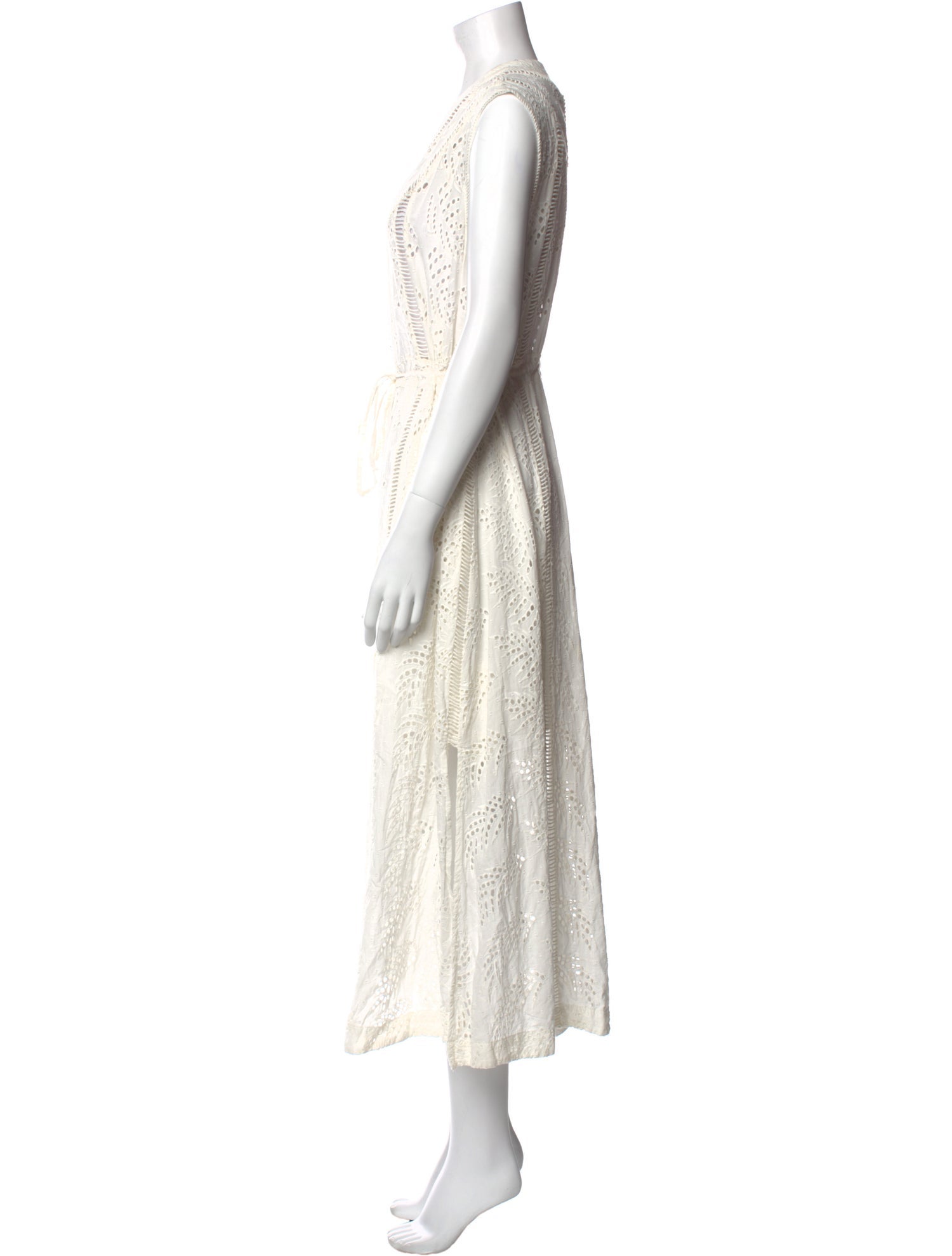 AllSaints V-Neck Long Dress