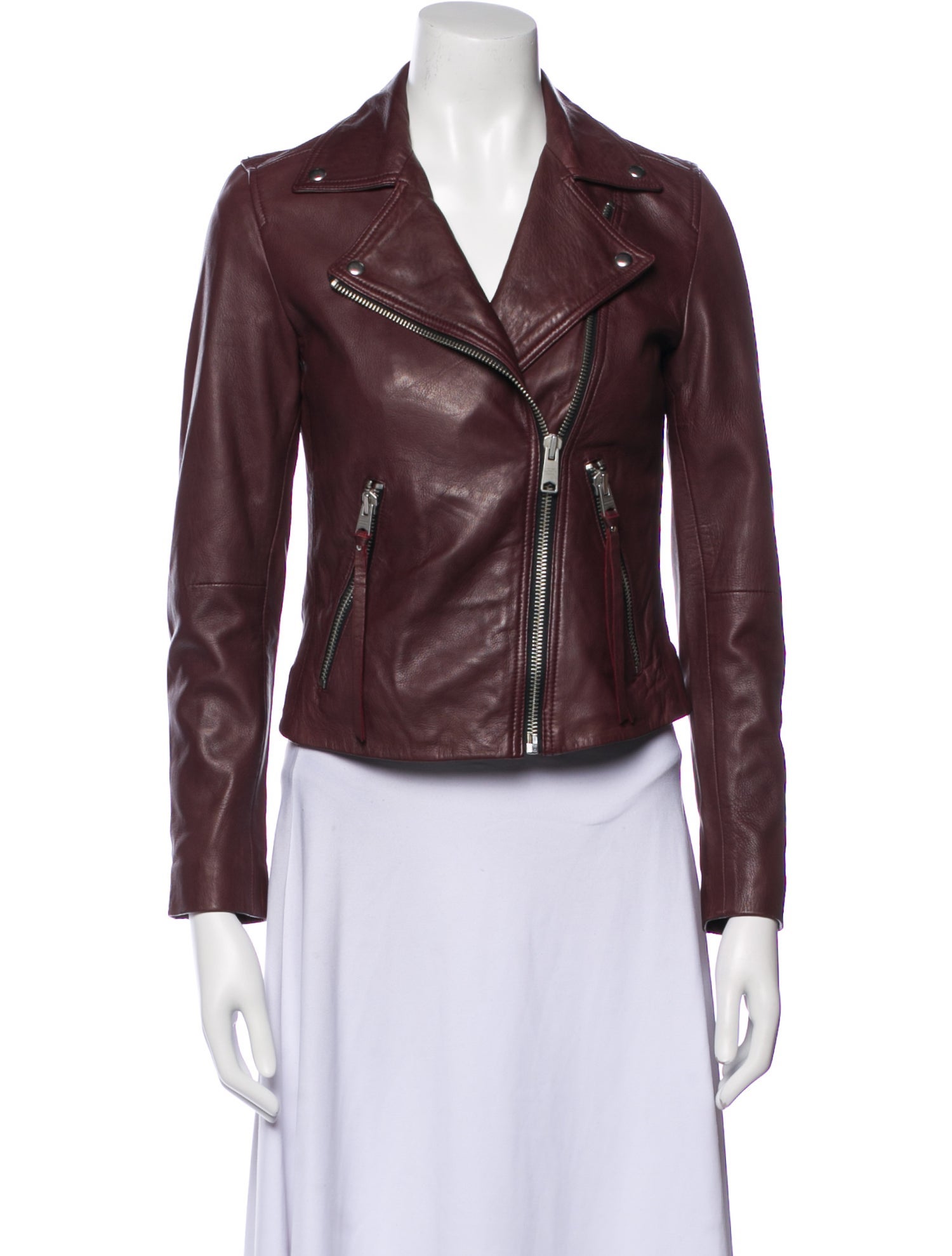 AllSaints Leather Biker Jacket