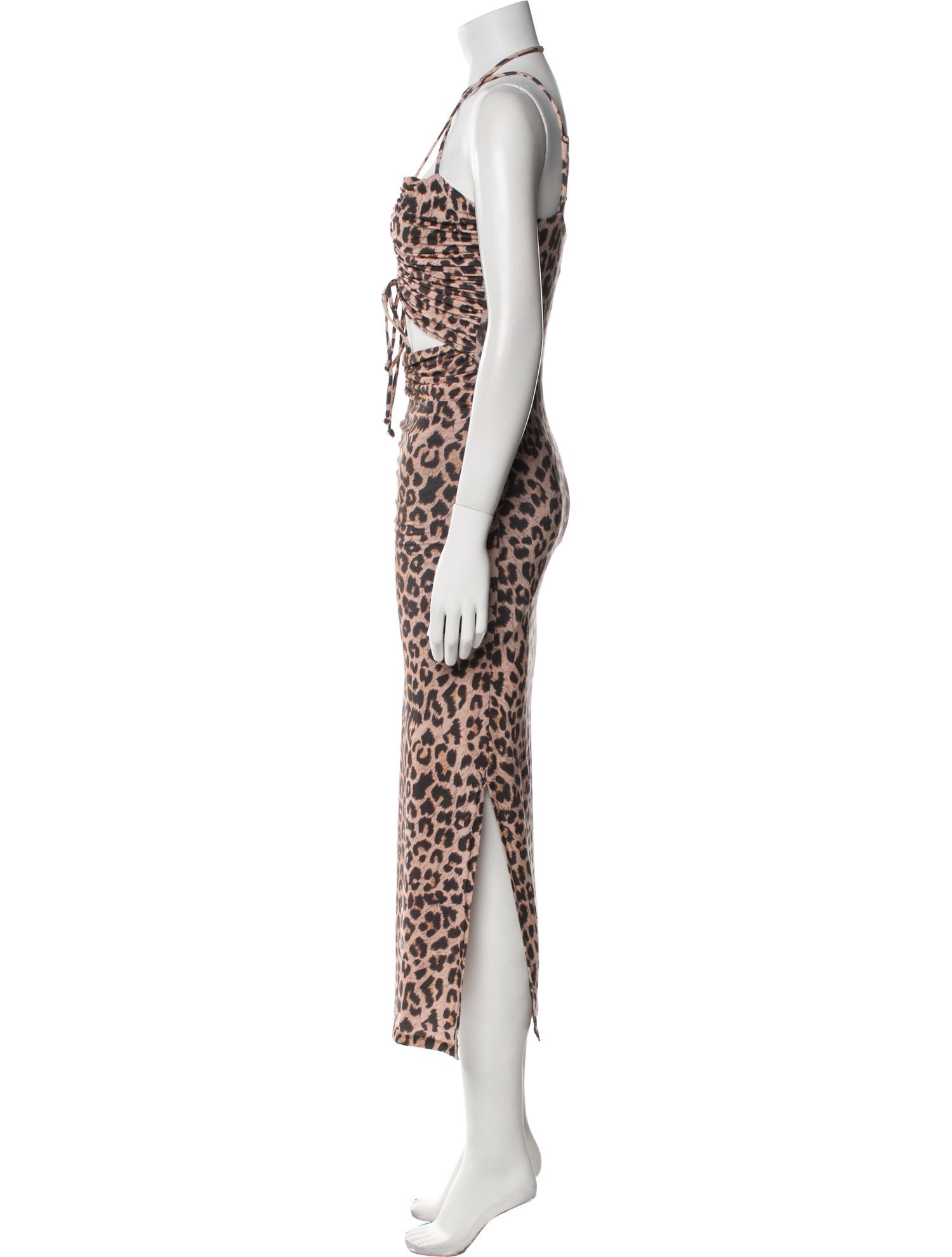 AllSaints Animal Print Long Dress w/ Tags