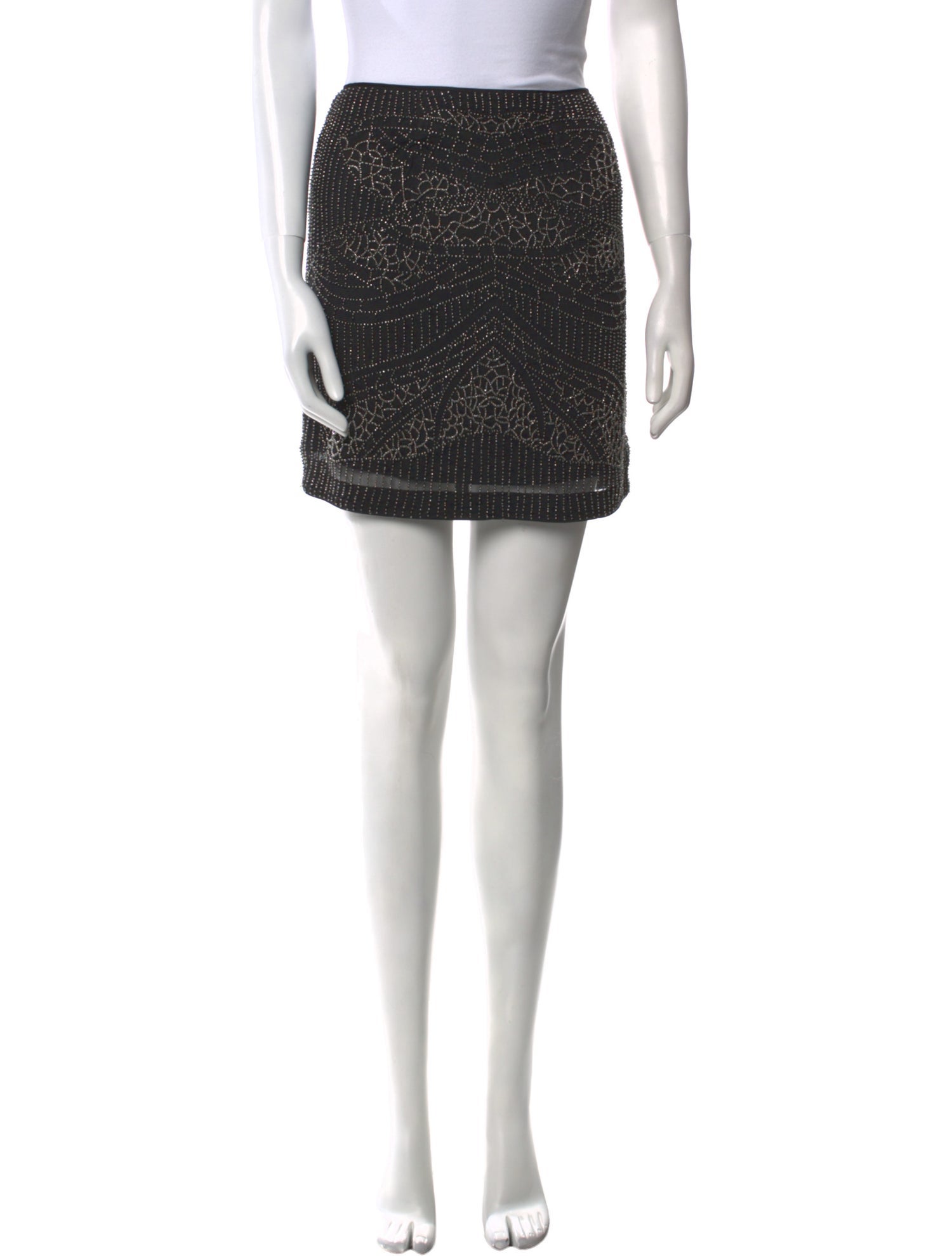 AllSaints Patterned Mini Skirt