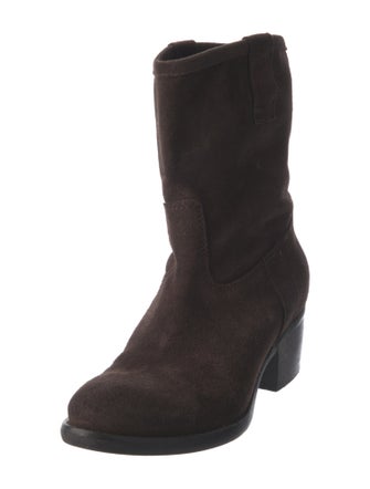 AllSaints Suede Western Boots
