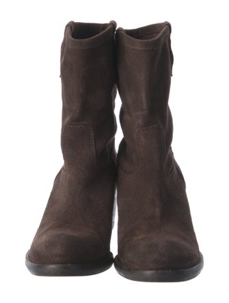 AllSaints Suede Western Boots
