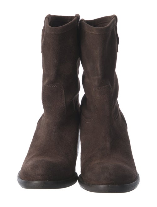 AllSaints Suede Western Boots