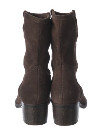 AllSaints Suede Western Boots