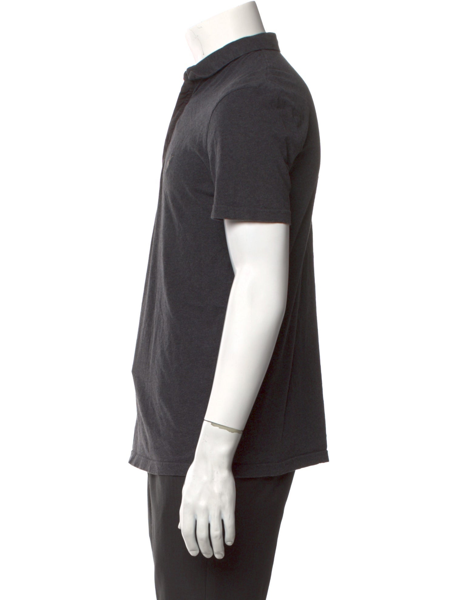 AllSaints Collar Short Sleeve Polo Shirt