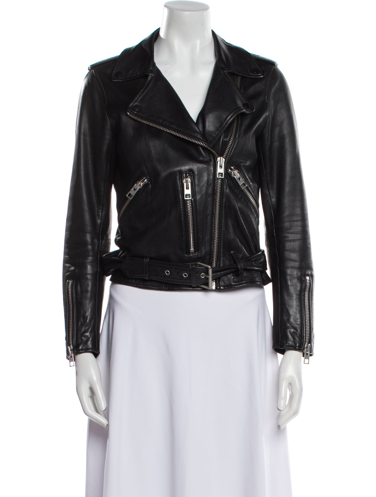 AllSaints Leather Biker Jacket