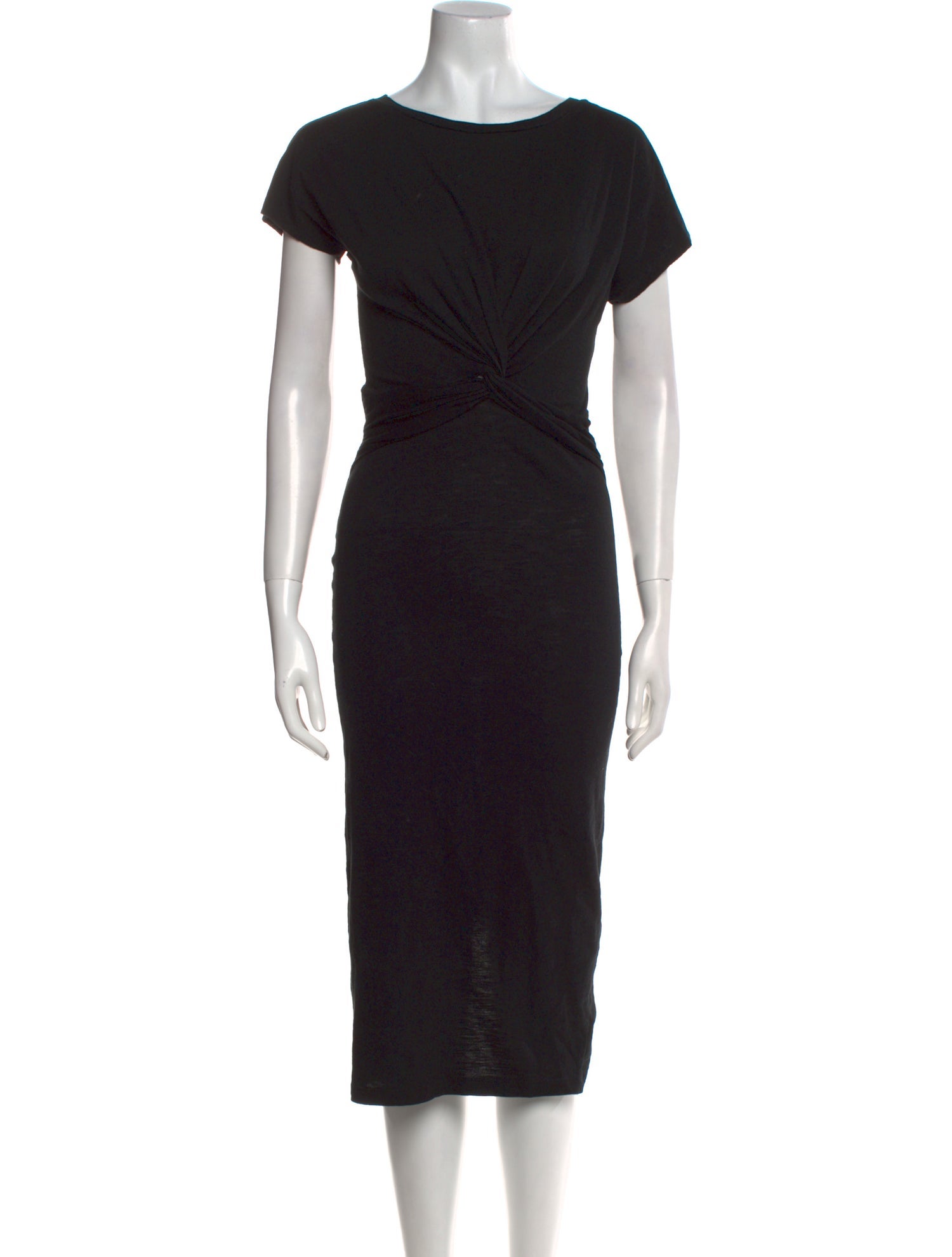 AllSaints Bateau Neckline Midi Length Dress