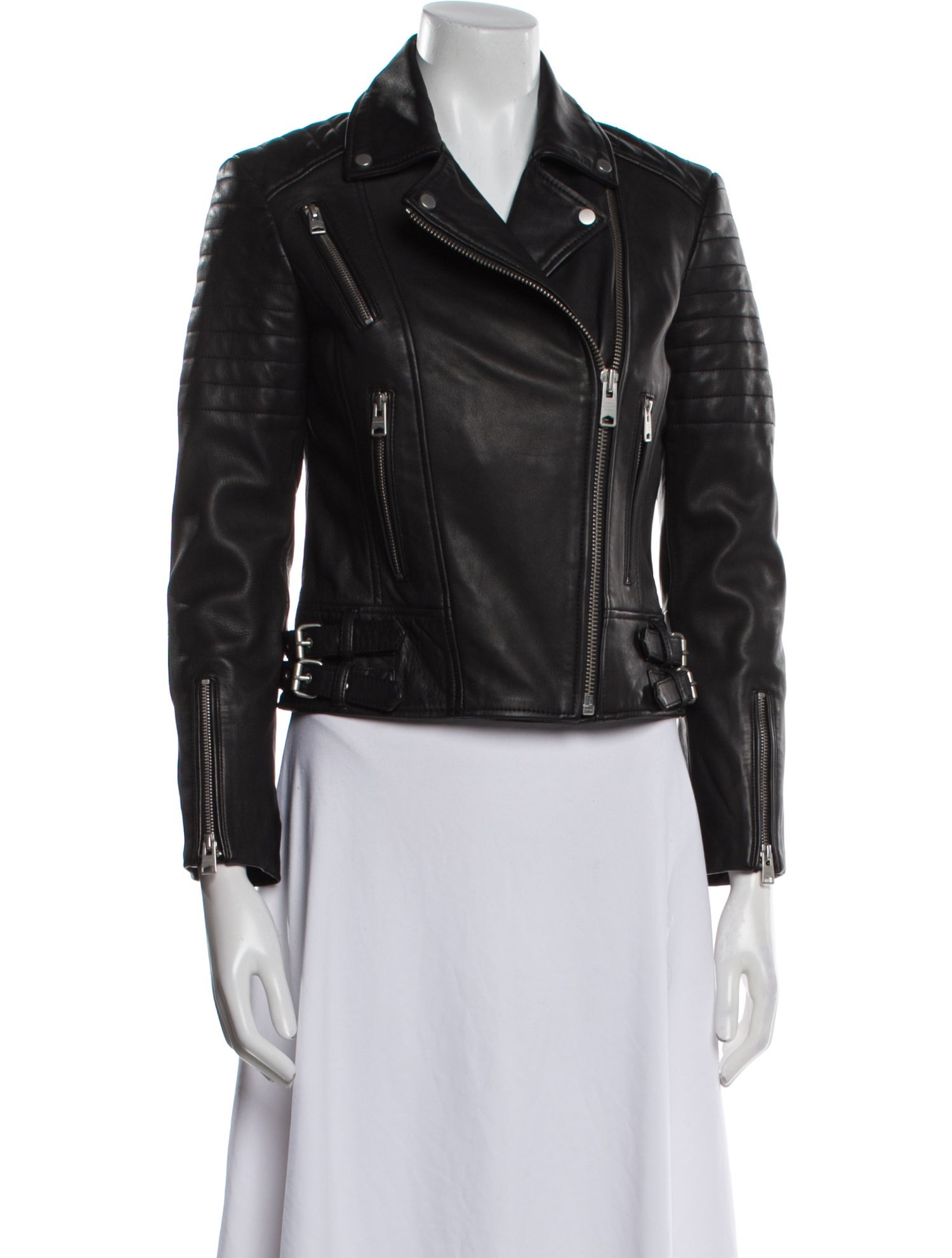 AllSaints Leather Biker Jacket