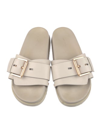AllSaints Leather Slides