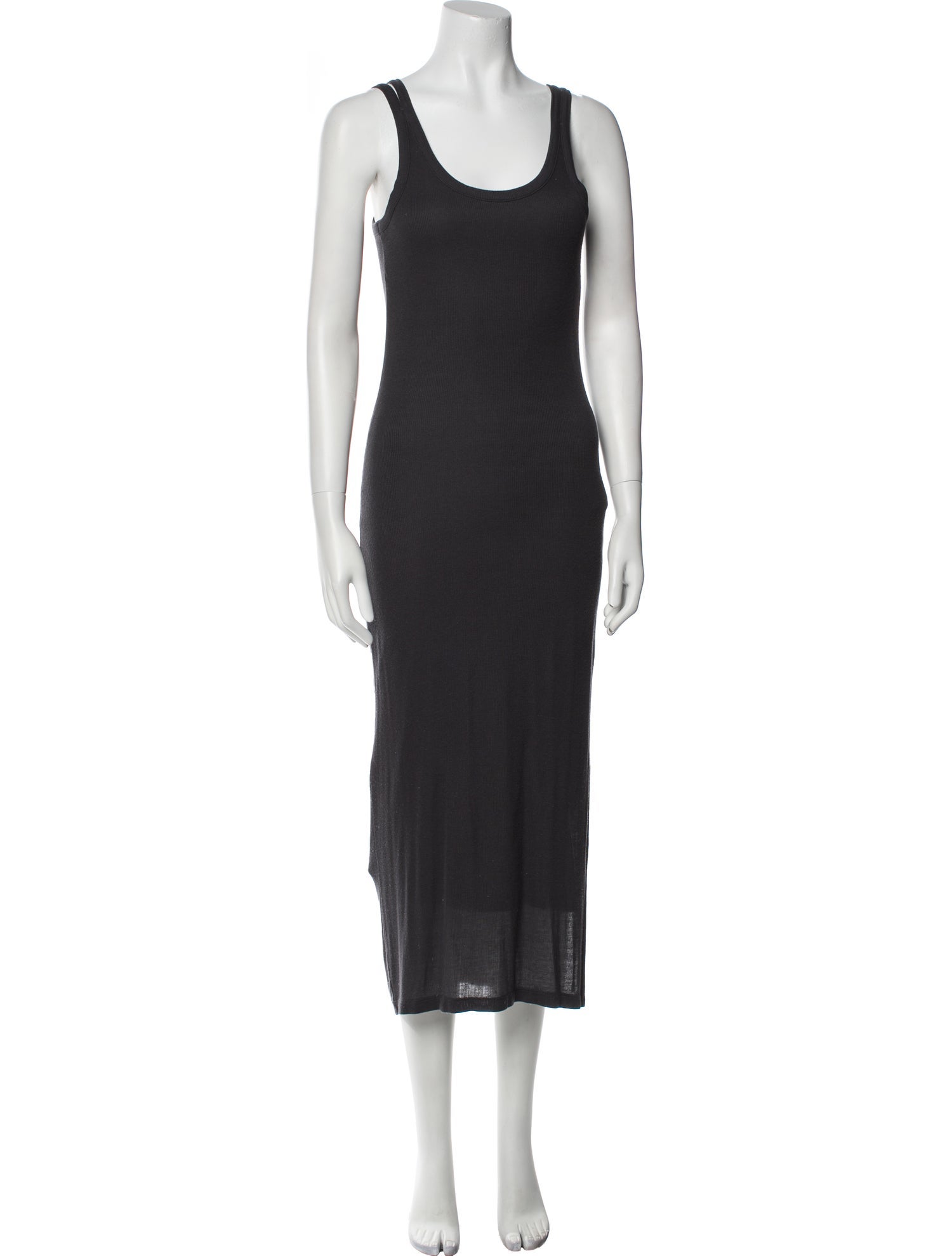 AllSaints Scoop Neck Long Dress