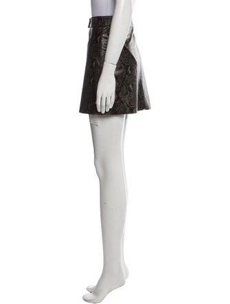 AllSaints Leather Mini Skirt