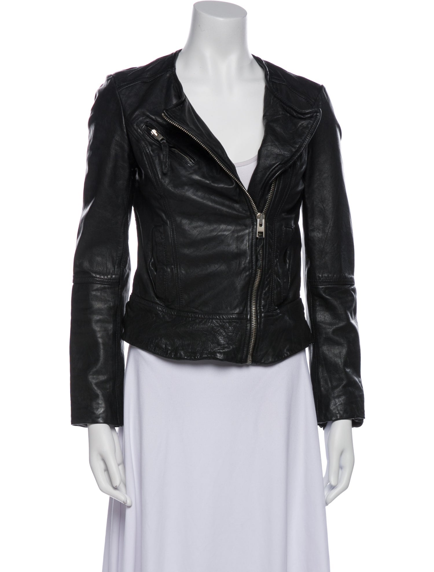 AllSaints Leather Biker Jacket