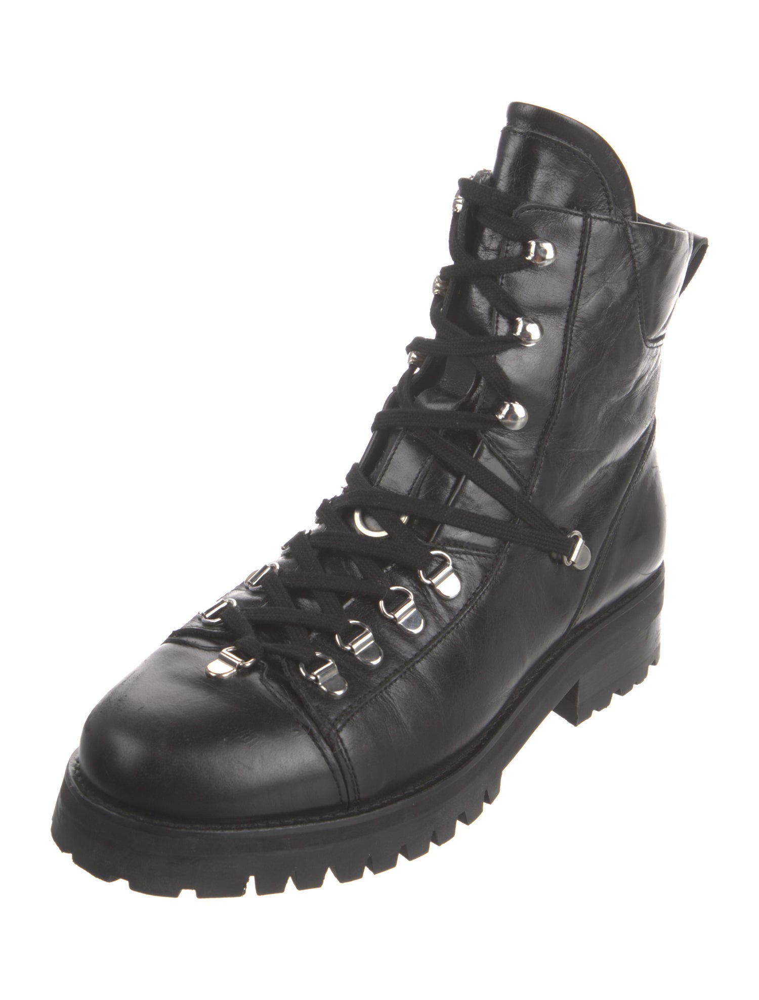 AllSaints Leather Combat Boots