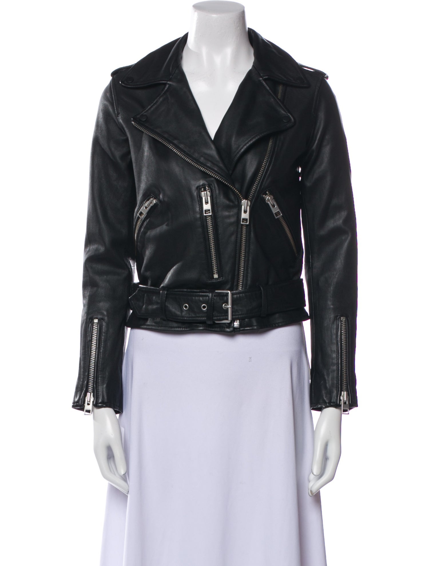 AllSaints Leather Biker Jacket