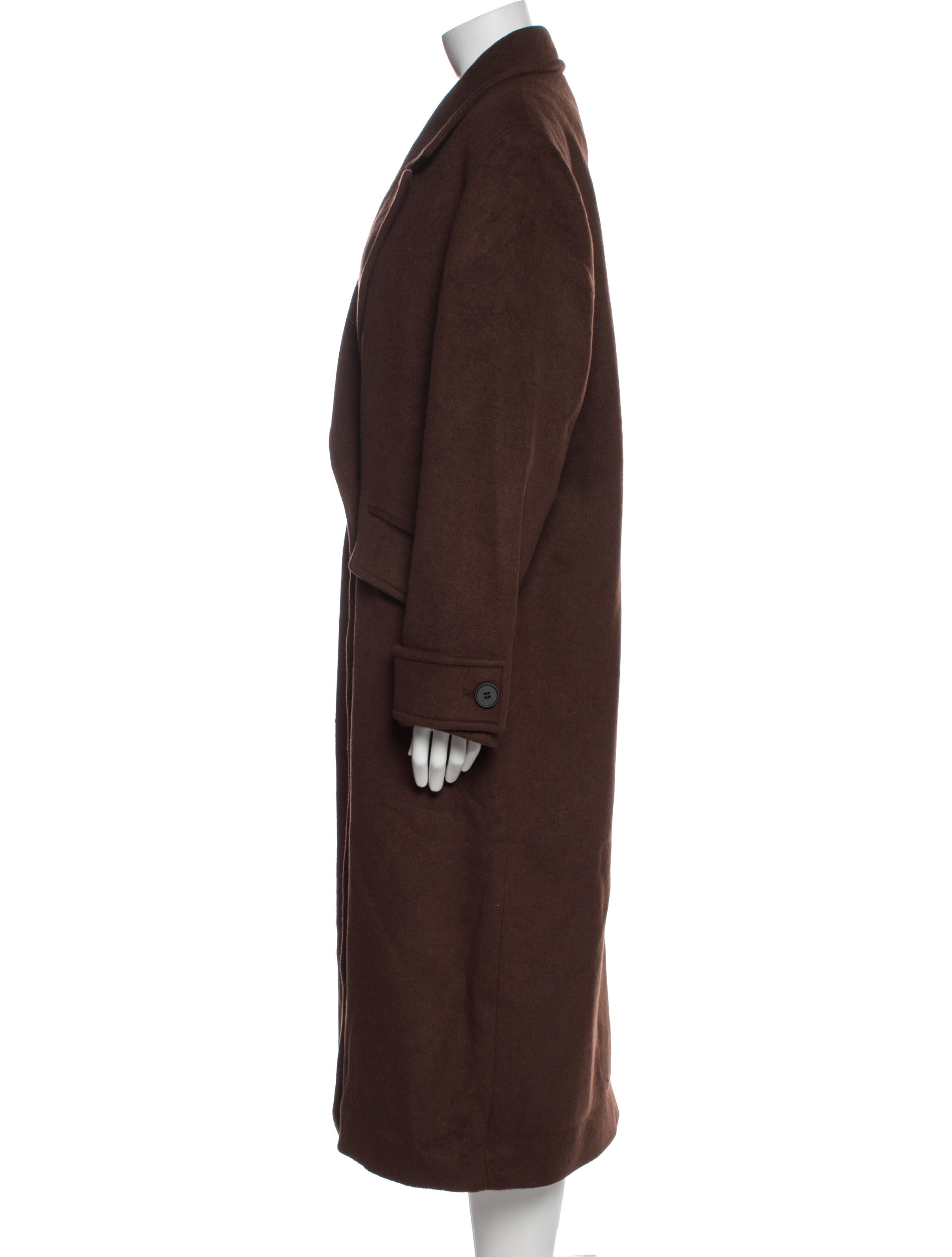 AllSaints Wool Faux Fur Coat