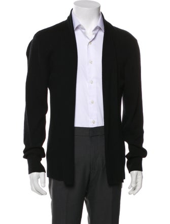 AllSaints Merino Wool Open Front Cardigan