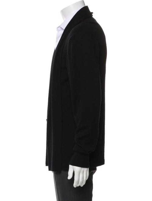 AllSaints Merino Wool Open Front Cardigan