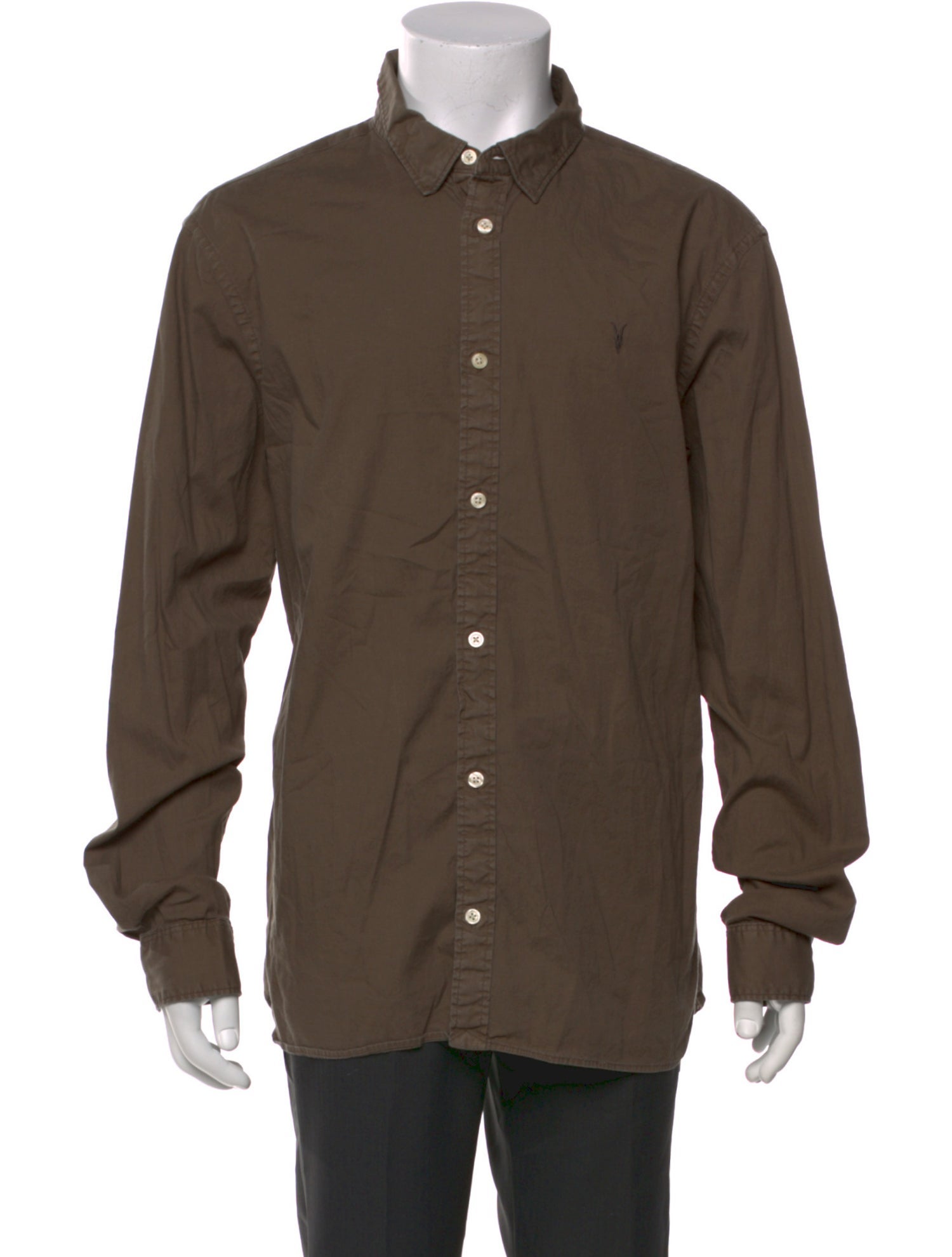 AllSaints Long Sleeve Dress Shirt