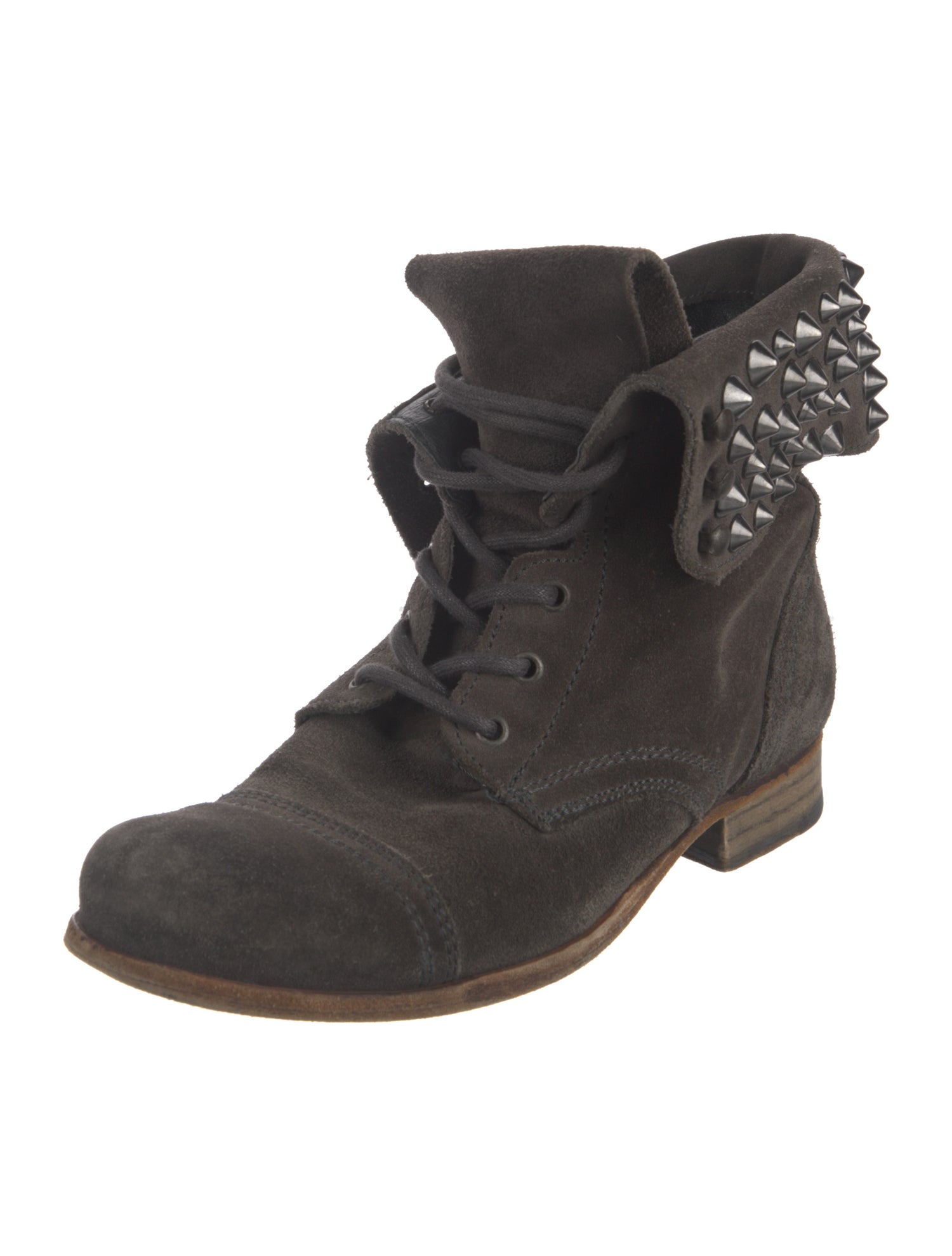 AllSaints Suede Combat Boots