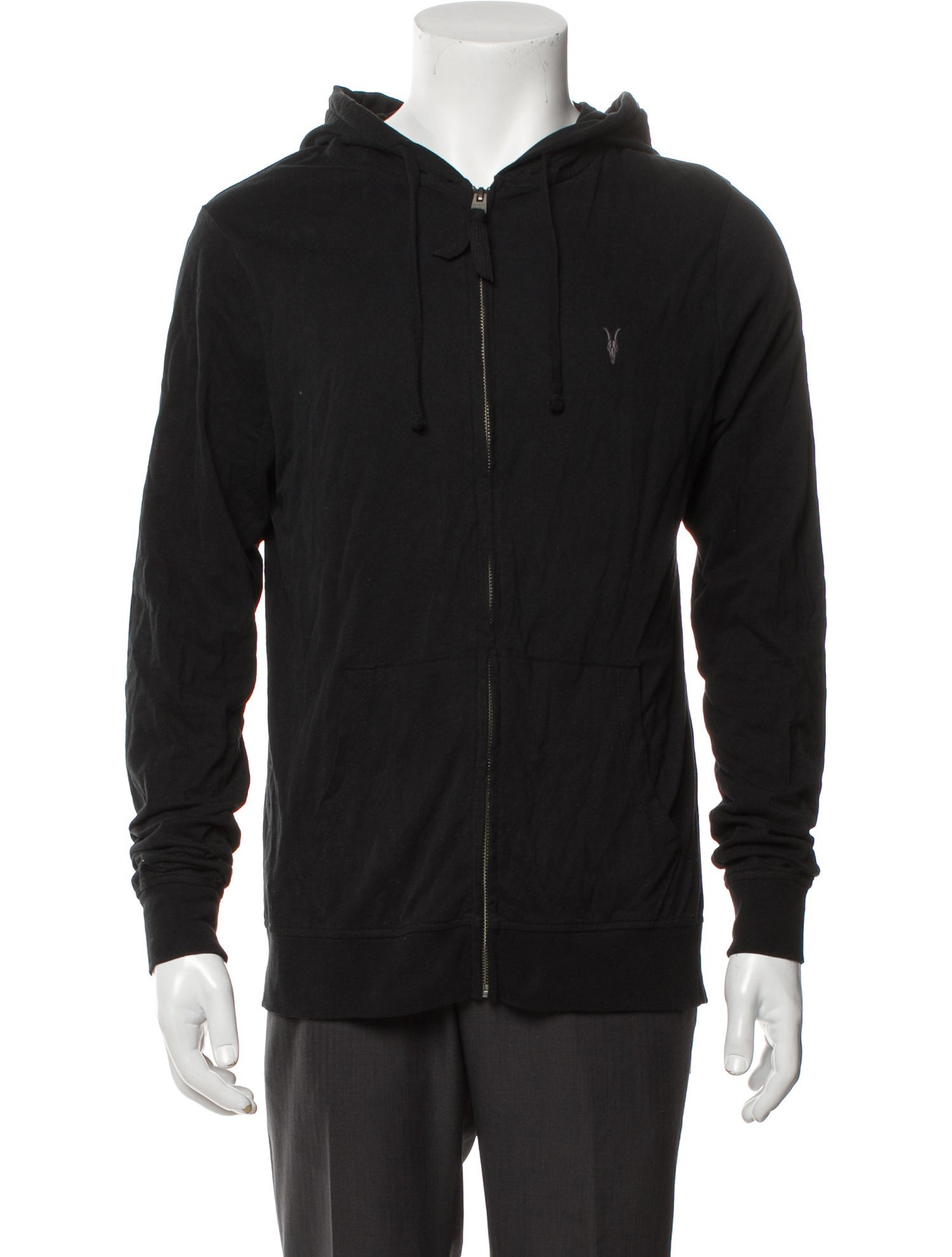 AllSaints Crew Neck Long Sleeve Hoodie