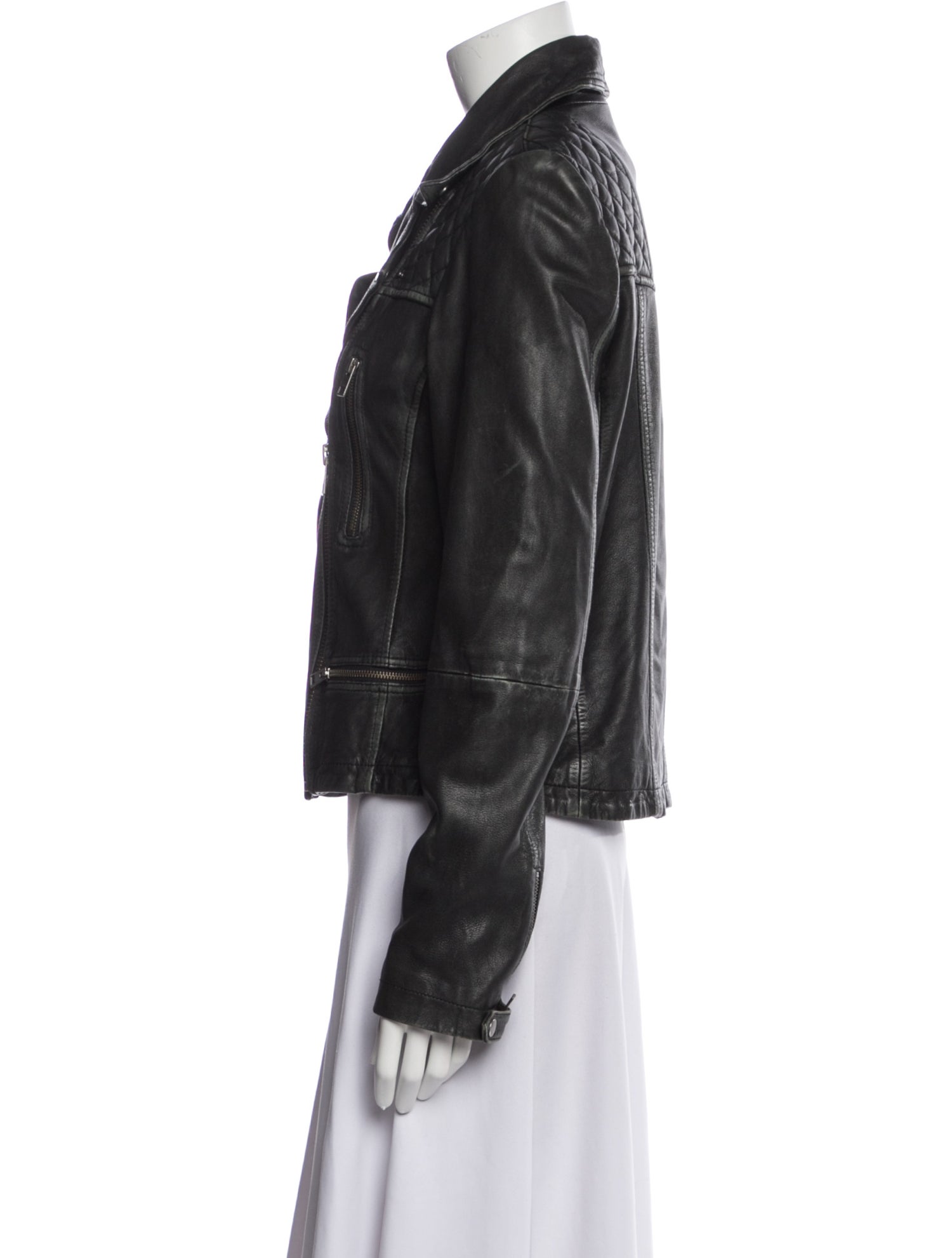 AllSaints Leather Biker Jacket