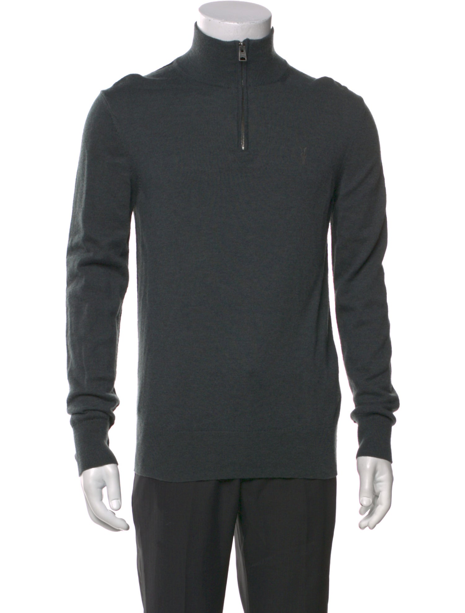 AllSaints Mock Neck Long Sleeve Pullover