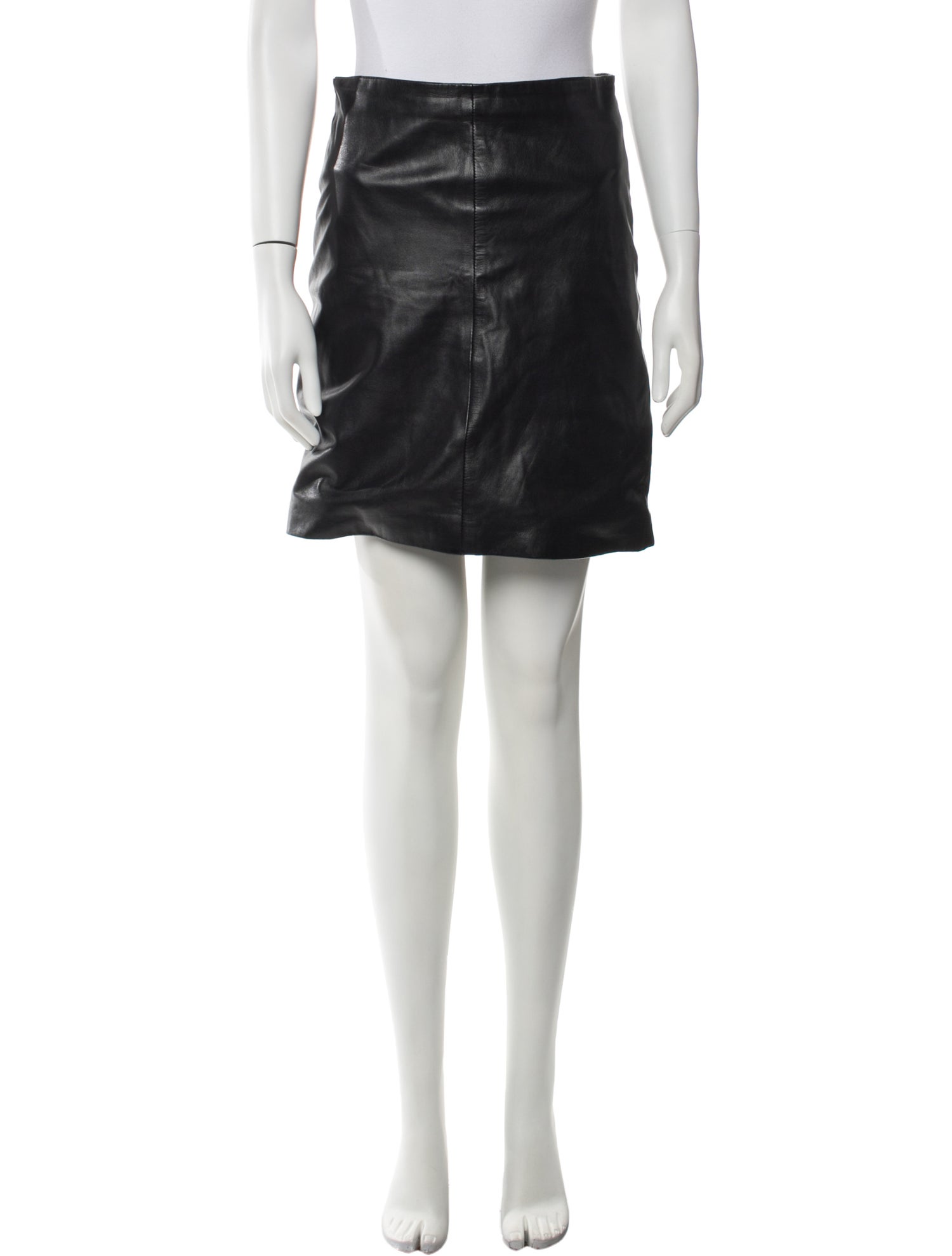 AllSaints Leather Mini Skirt
