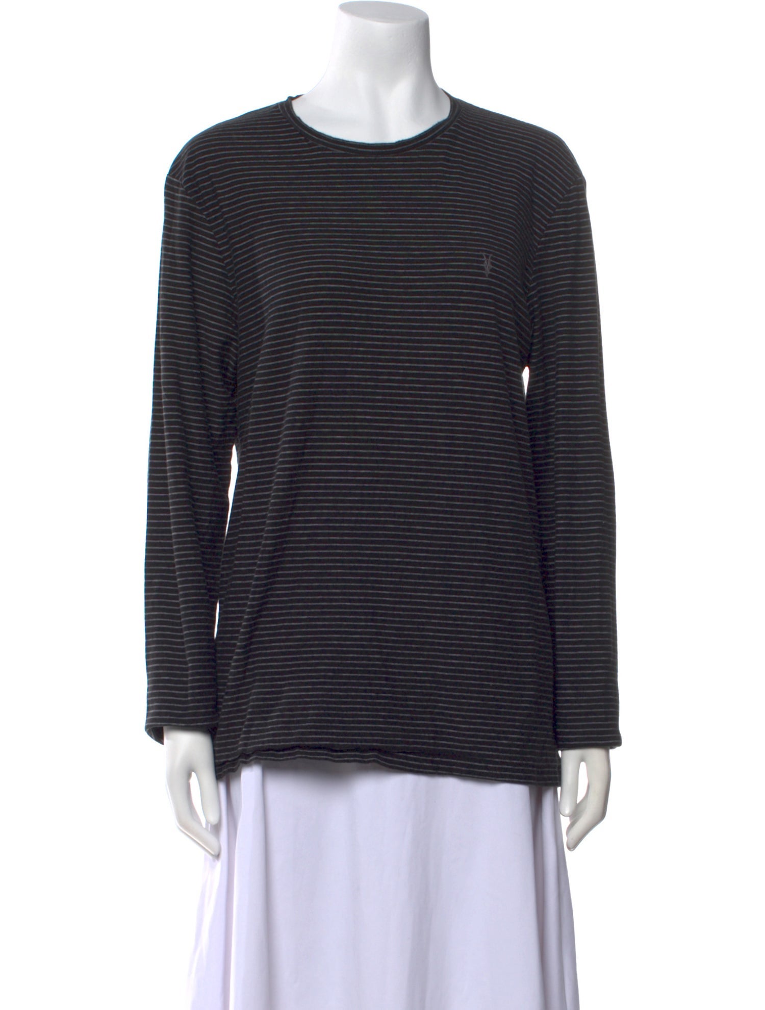 AllSaints Striped Crew Neck T-Shirt