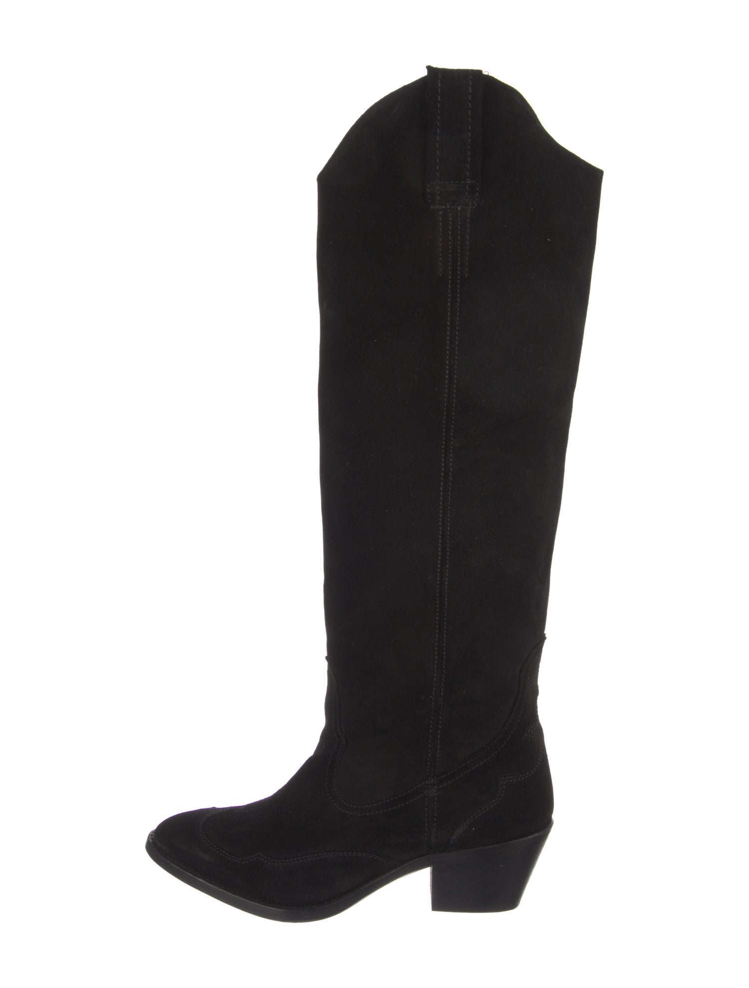 AllSaints Suede Riding Boots