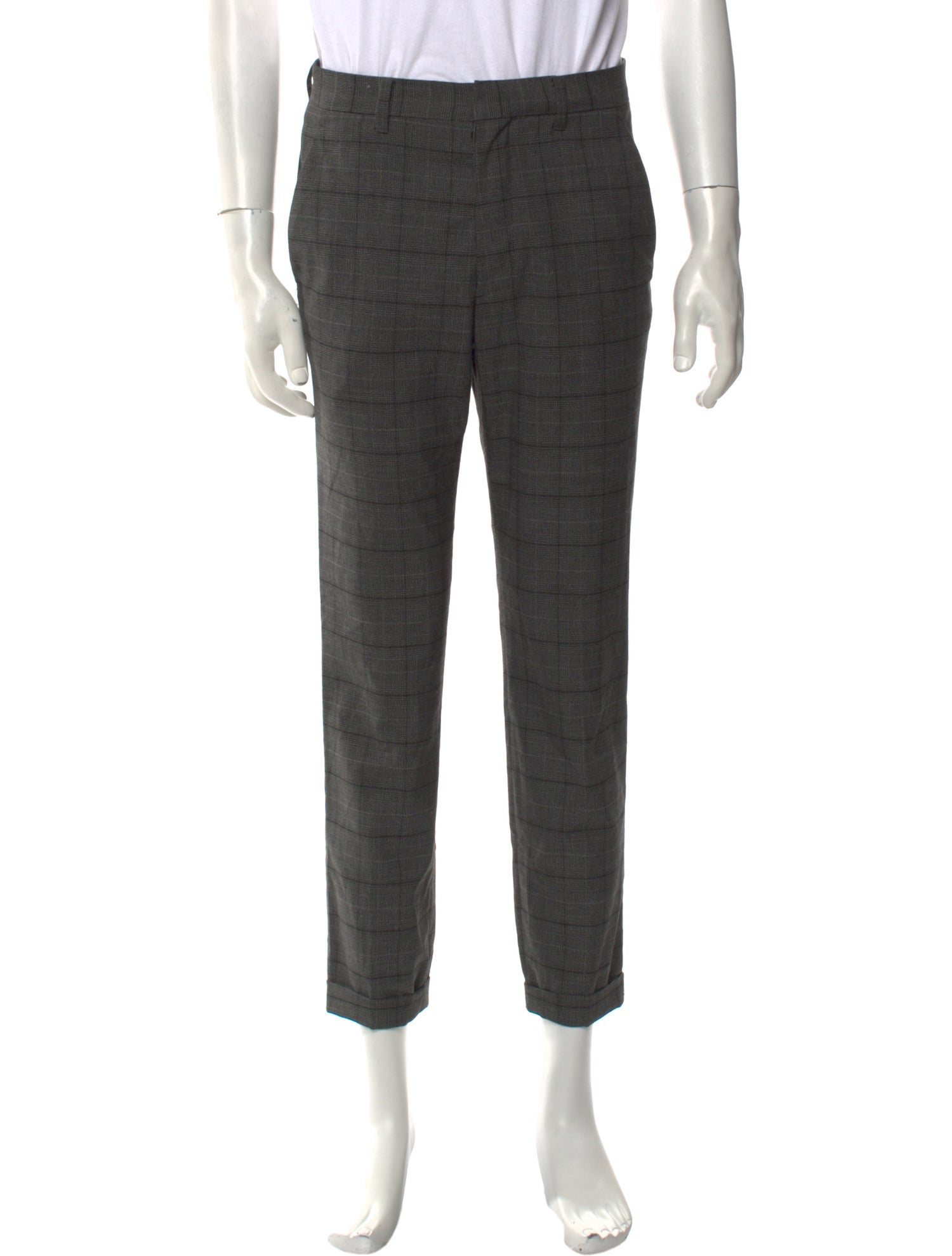 AllSaints Plaid Print Pants