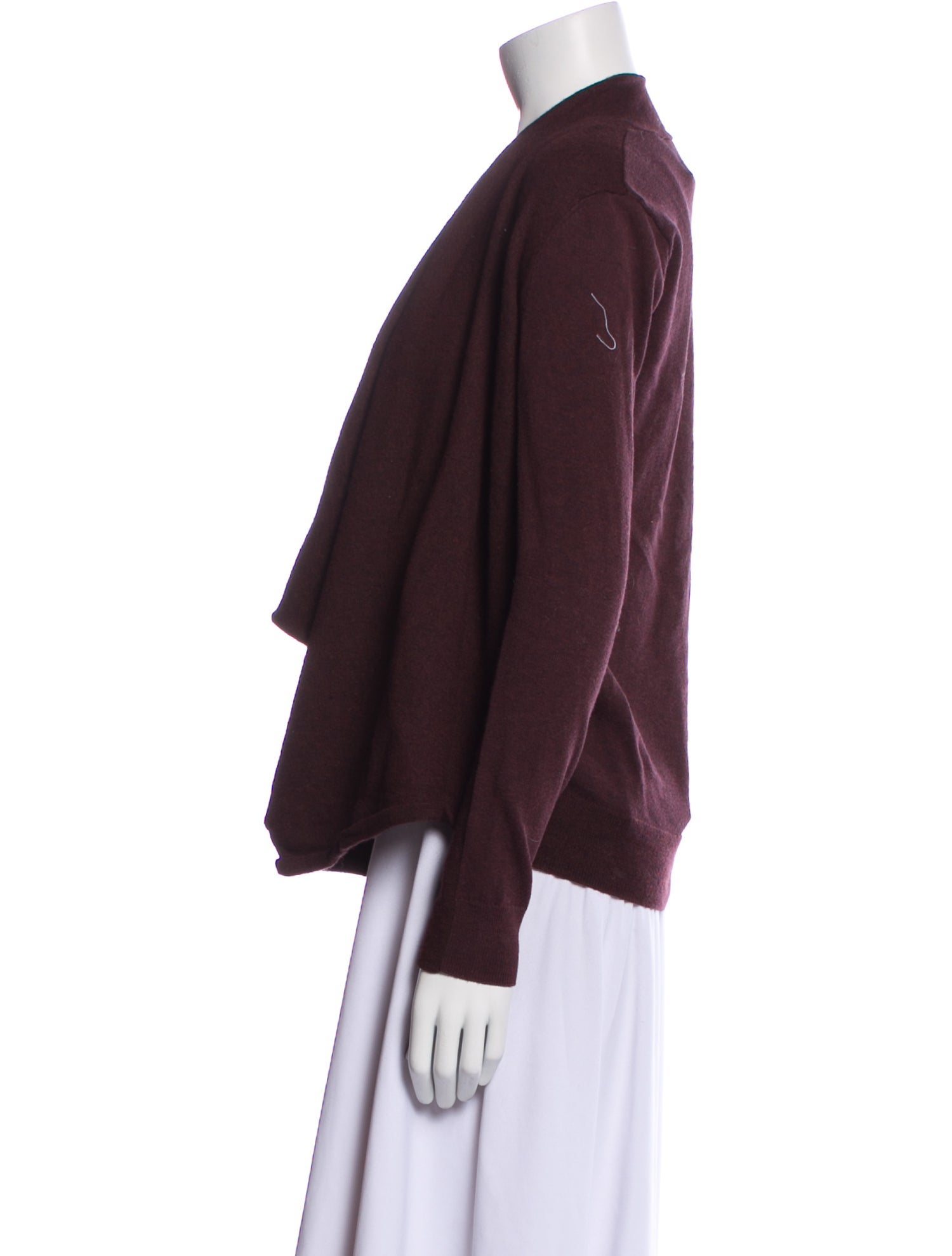 AllSaints Wool Open Front Sweater