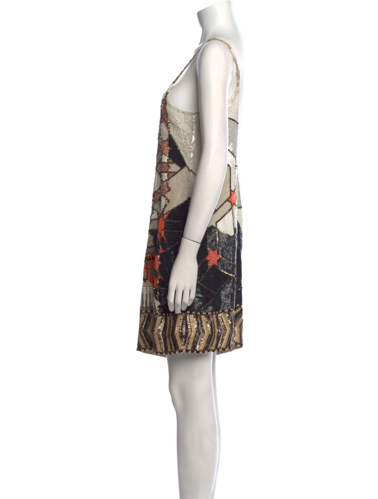 AllSaints Printed Mini Dress