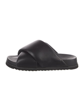 AllSaints Leather Slides