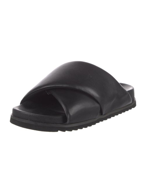 AllSaints Leather Slides