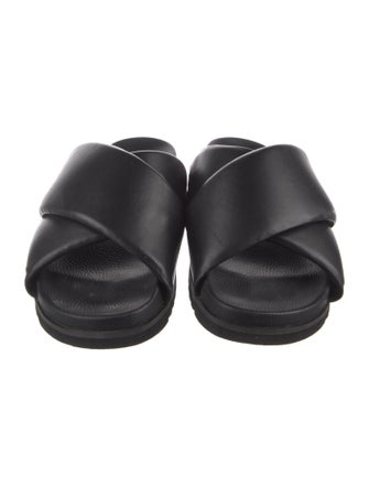 AllSaints Leather Slides