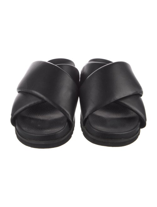 AllSaints Leather Slides