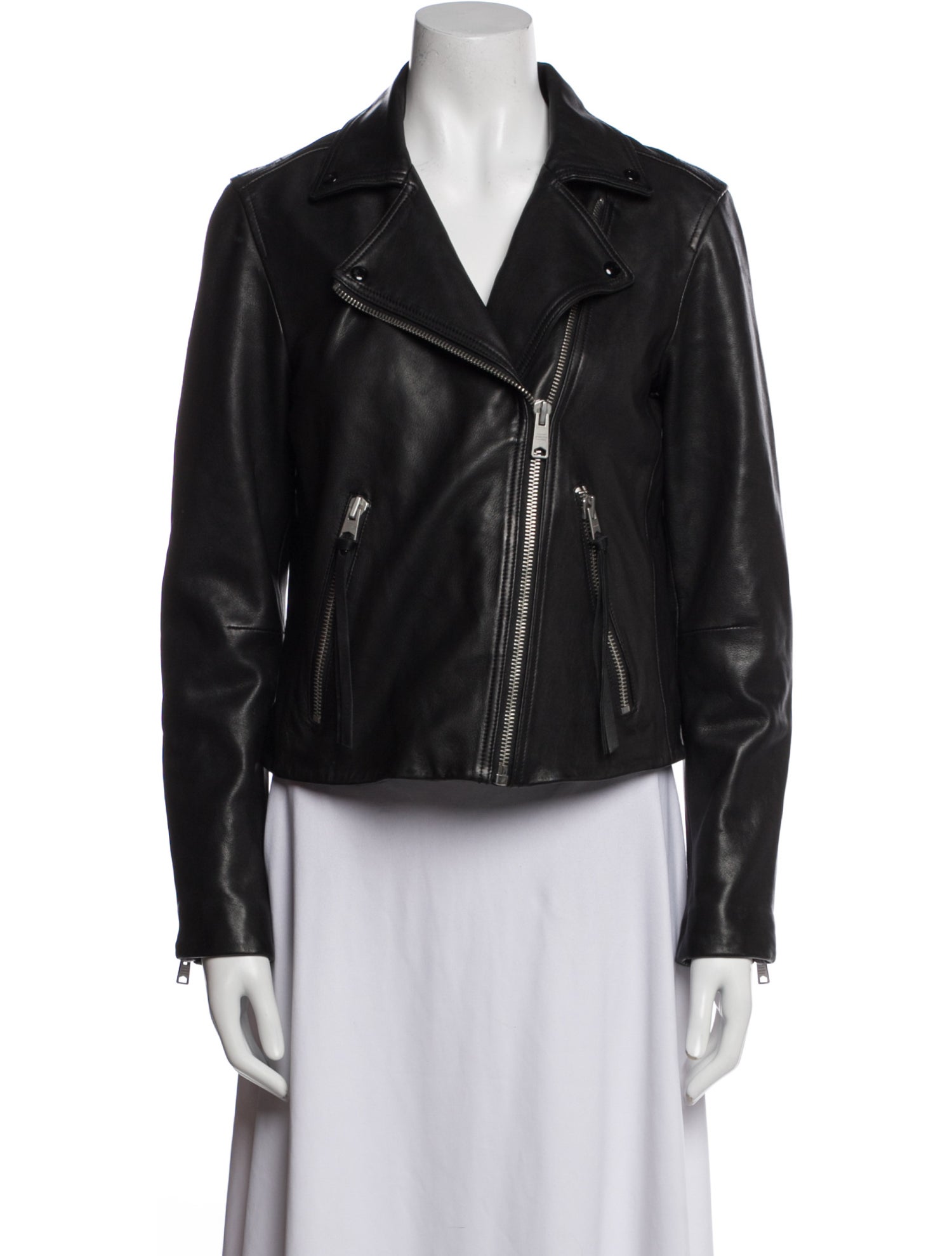 AllSaints Leather Biker Jacket